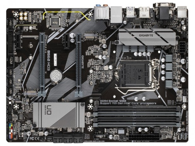 4系統のディスプレイ出力を備えたエントリーATXマザーボード、GIGABYTE「B560 HD3」