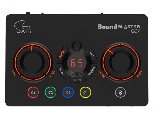 ゲーム向けUSB DAC/アンプ、Creative「Sound Blaster GC7」は直販限定で4月中旬発売