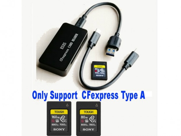 CFexpress Type-A対応のUSBカードリーダーがSintechから