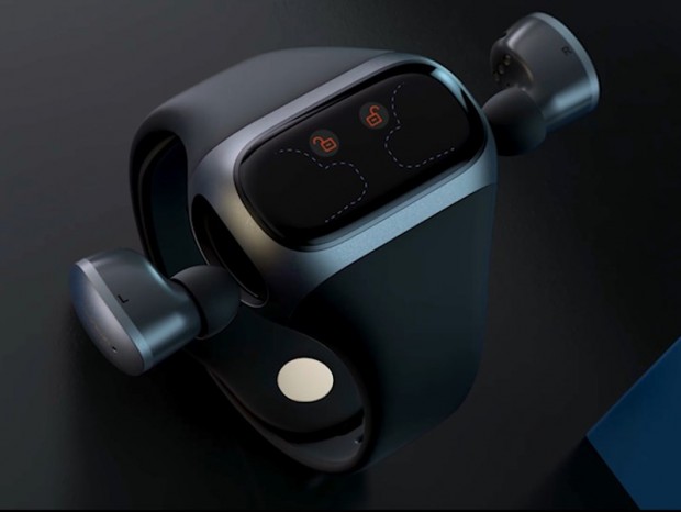 わずか2秒で音楽再生＆通話可能、イヤホンが合体したスマートウォッチ「wearbuds Pro」