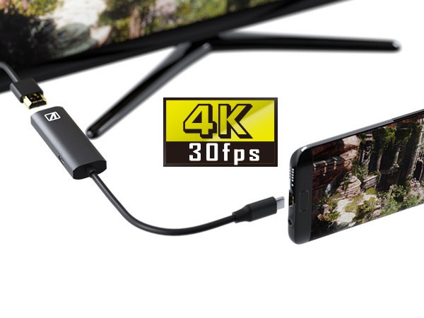 給電しながら映像出力が可能なType-C-HDMI変換アダプタ、エアリア「PowerSPIDER」