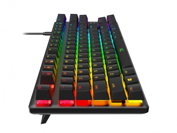 HyperX、オリジナル青軸搭載の短接点テンキーレスキーボード「Alloy