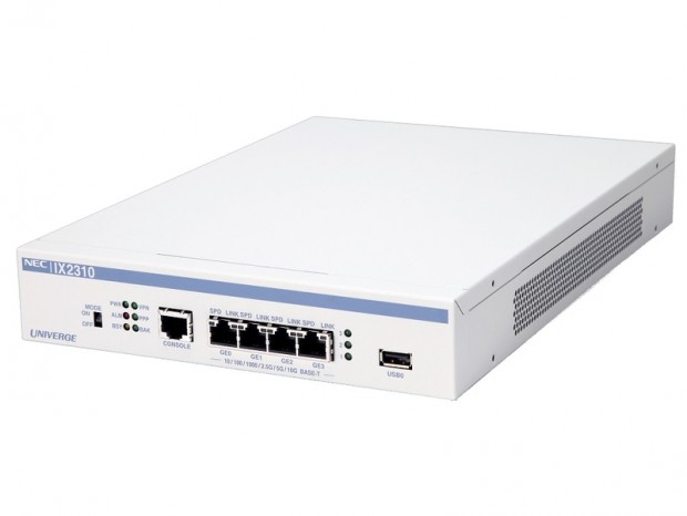 VPN機能を備えたビジネス向け10ギガビットLANルーター、NEC「UNIVERGE IX2310」