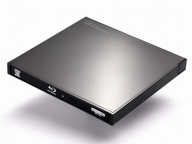 UHD BD再生に対応する超薄型・軽量ポータブルBlu-rayドライブがロジテックから