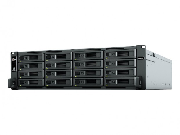 最大転送2,200MB/sの16ベイ3UラックマウントNAS、Synology「RackStation RS2821RP+」