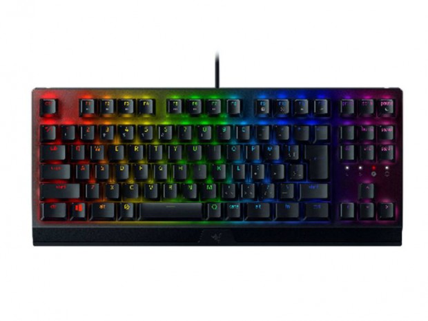 Razer、内蔵LEDが映えるクリアハウジング採用のテンキーレスキーボード発売