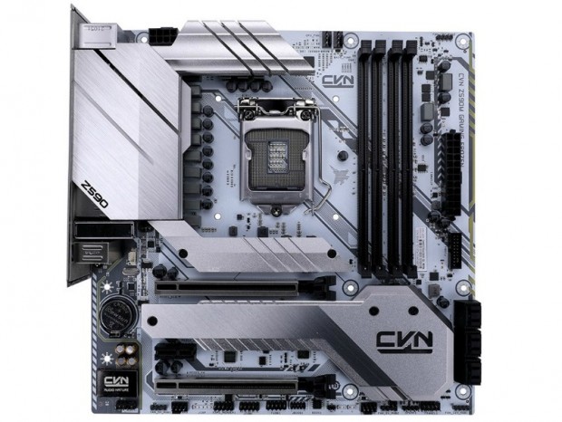 Colorful、白基板採用のゲーミングMicroATX「CVN Z590M GAMING FROZEN