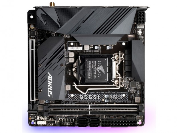B560チップ採用のゲーミングMini-ITX、GIGABYTE「B560I AORUS PRO AX」