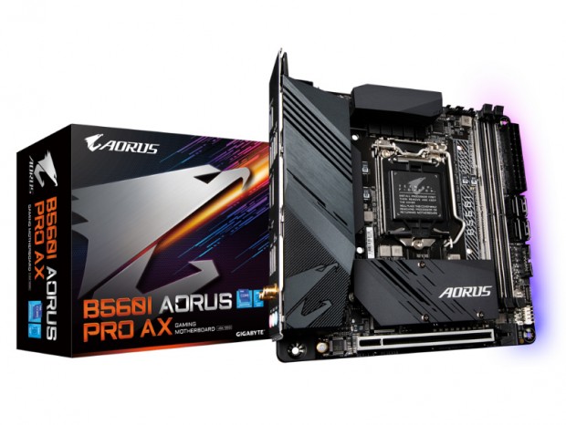 B560チップ採用のゲーミングMini-ITX、GIGABYTE「B560I AORUS PRO AX」