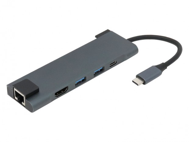 アイネックス、ポート不足を解消するUSB Type-C接続のマルチアダプタ「USB-CDOCK01」