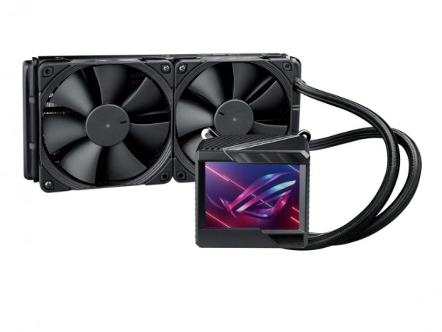 3.5型LCDとNoctuaファン採用のオールインワン水冷、ASUS「ROG RYUJIN II」シリーズ
