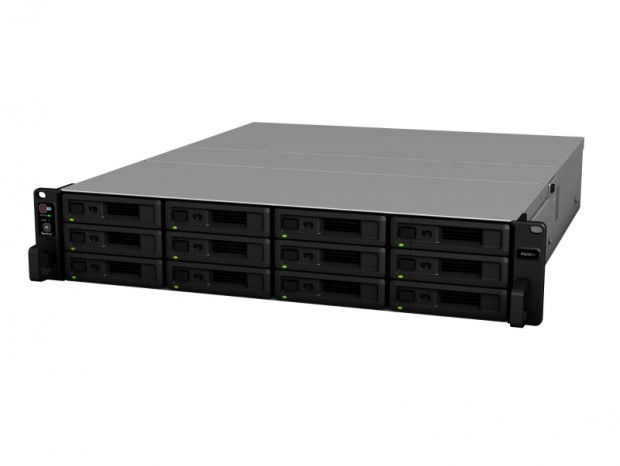 最大転送2,200MB/secの12ベイ2UラックマウントNASキットがSynologyから