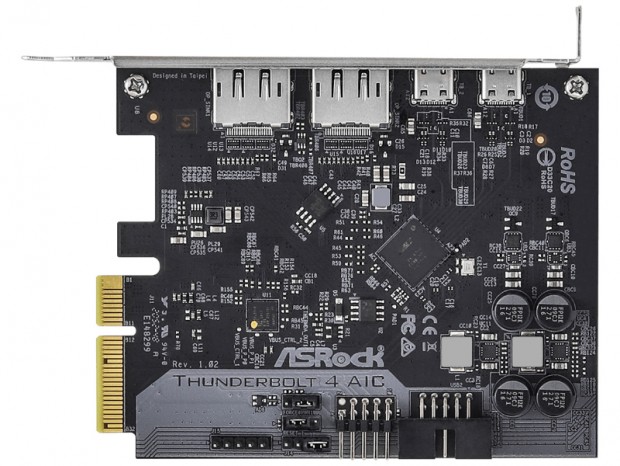 ASRock、Thunderbolt 4を2ポート増設できる「Thunderbolt 4 AIC」発売