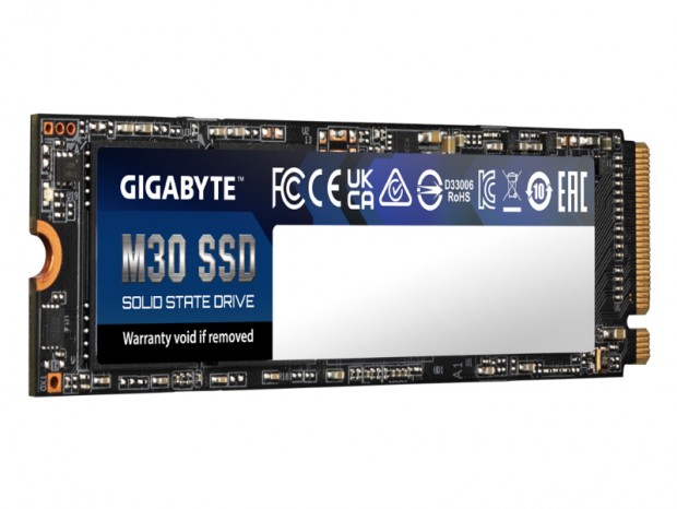 放熱性に優れる2oz銅層PCB採用のNVMe M.2 SSD、GIGABYTE「M30 SSD」