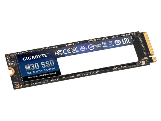 放熱性に優れる2oz銅層PCB採用のNVMe M.2 SSD、GIGABYTE「M30 SSD」
