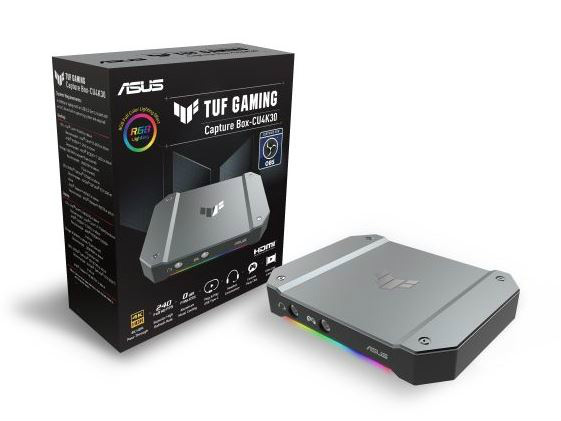 4K/30fps対応のキャプチャユニット、ASUS「TUF GAMING CAPTURE BOX」発売