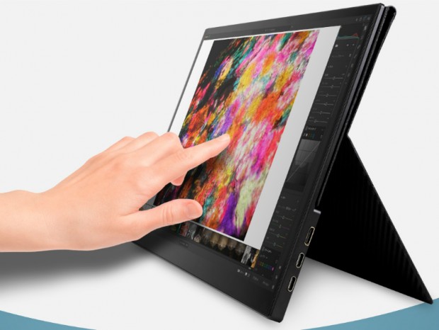 最薄部4mmの14型4Kマルチタッチモバイル液晶、ルタワジャパン「ULTIVISION U14RT-4K」