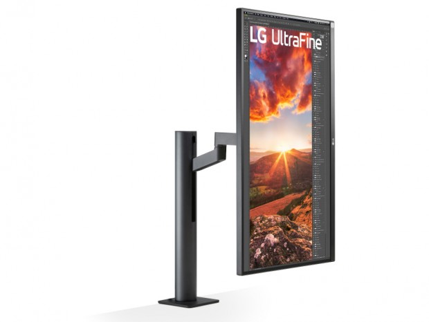 アームスタンド採用の27型4K液晶ディスプレイ、LG「27UN880-B」