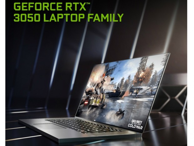 NVIDIA、ノートPC向けミドルレンジ「GeForce RTX 3050 Ti/3050 Laptop GPU」発表
