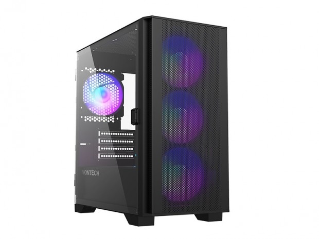 2面メッシュの高エアフローミニタワー、MONTECH「AIR 100」シリーズ