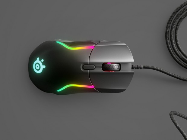 ゲームジャンル問わず使える軽量ゲーミングマウス、SteelSeries「Rival 5」