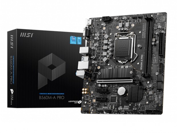 MSI、Intel B560チップ最安クラスのMicroATXマザーボード「B560M-A PRO」発売