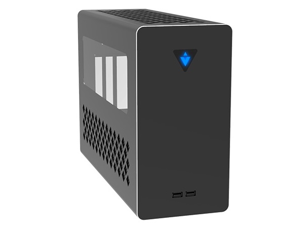 Intel NUC 9 Pro/Extremeに300mm VGAを搭載できる専用PCケース、Akasa「Cypher QX」