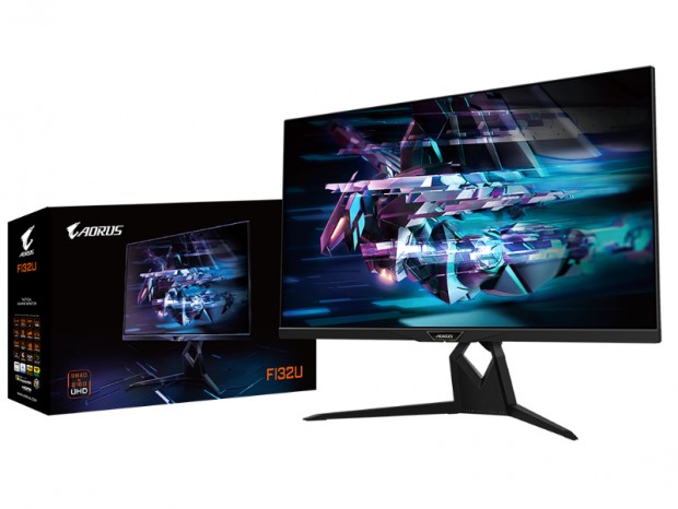 Super Speed IPS採用の144Hz/4Kゲーミング液晶、GIGABYTE「AORUS FI32U 