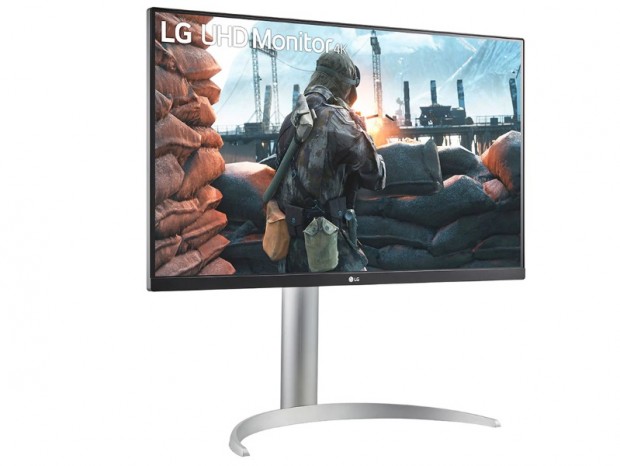 DCI-P3 95％カバーの27型4K IPS液晶ディスプレイ、LG「27UP650-W」