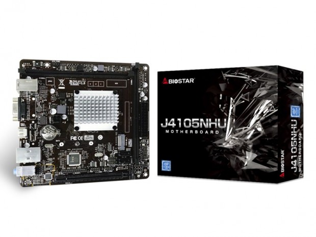 BIOSTAR、Celeron J4105オンボードのMini-ITXマザーボード「J4105NHU」発売