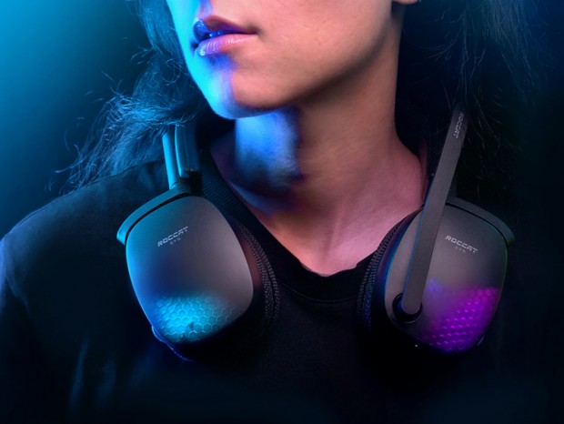 3Dオーディオ機能を備えたワイヤレスゲーミングヘッドセット、ROCCAT「Syn Pro Air」