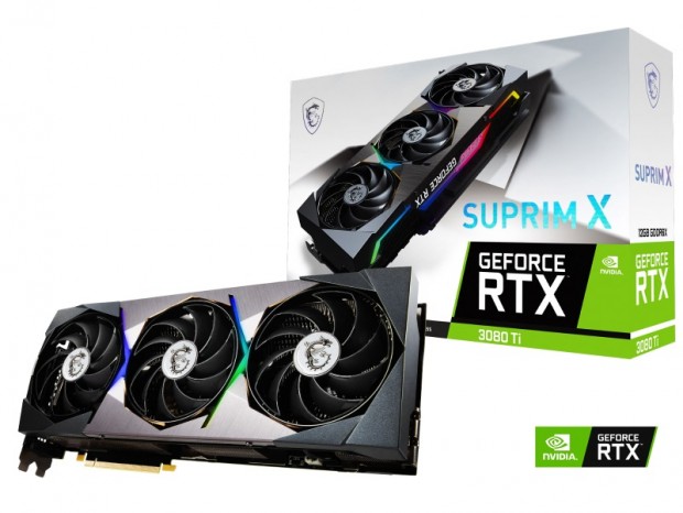 MSI、TRI FROZER 2S搭載の「GeForce RTX 3080 Ti SUPRIM X 12G」発売開始