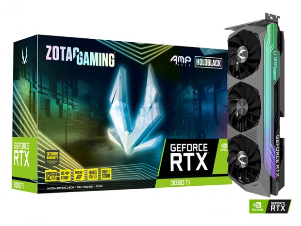 独自チューニングを施した「ZOTAC GAMING GeForce RTX 3080 Ti AMP Holo」発売