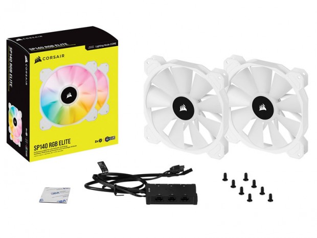 8個のARGB LEDを内蔵する、CORSAIR「iCUE SP RGB ELITE White」シリーズ