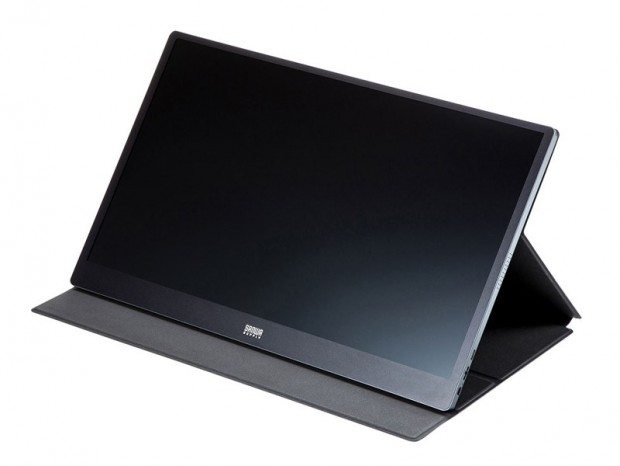 サンワサプライ、Type-Cケーブル1本で接続できる15.8型モバイル液晶を発売
