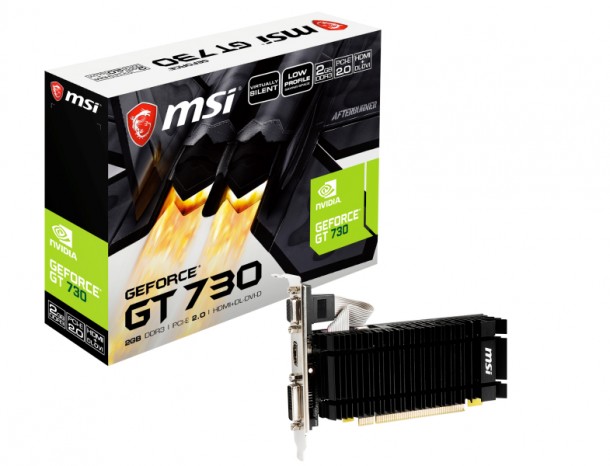 税込5,000円を切るファンレスグラフィックスカード、MSI「N730K-2GD3H/LPV1」