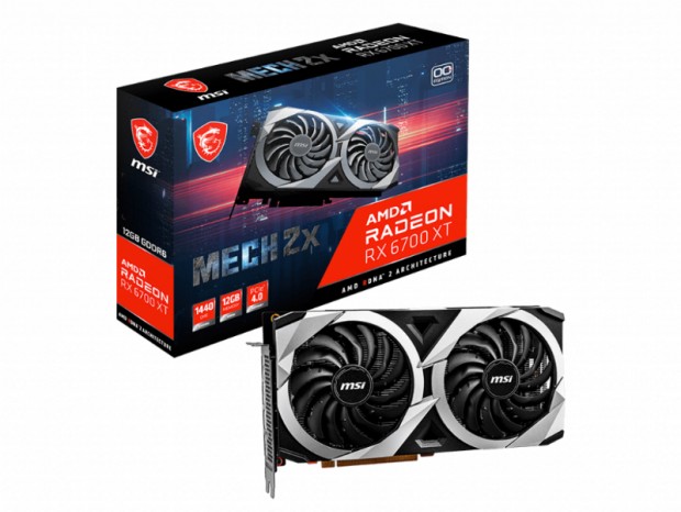 大口径トルクスファン3.0採用、MSI「RADEON RX 6700 XT MECH 2X 12G OC」発売