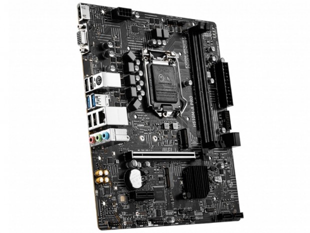 Intel H510採用のシンプルなMicroATXマザーボード、MSI「H510M-A PRO」