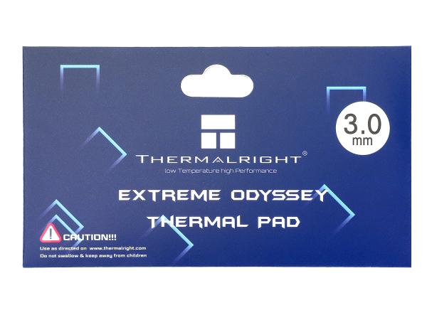 Thermalright、12.8W/m-kの3mm厚サーマルパッド「ODYSSEY THERMAL PAD 3mm」発売
