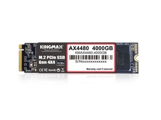 最大容量4TBのPCIe4.0 NVMe M.2 SSD、KINGMAX「AX4480」シリーズ
