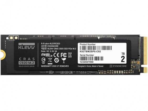 ESSENCORE、PCIe4.0接続のNVMe M.2 SSD「KLEVV CRAS C920」シリーズ発売