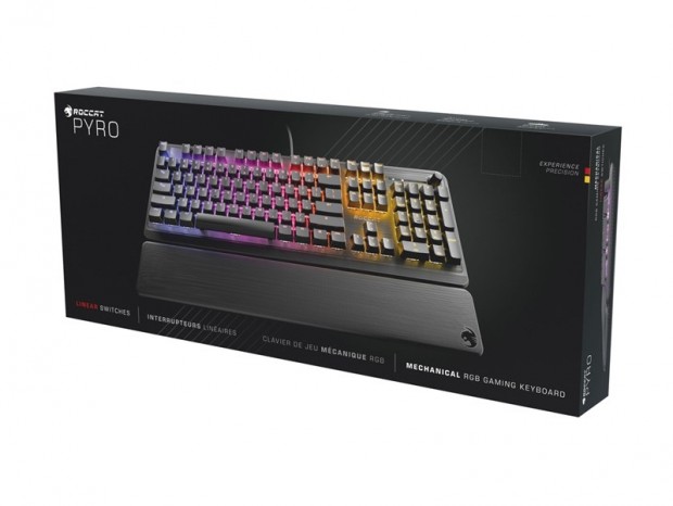 ROCCAT、TTC赤軸搭載のエントリーメカニカル「PYRO」に英語配列モデル 