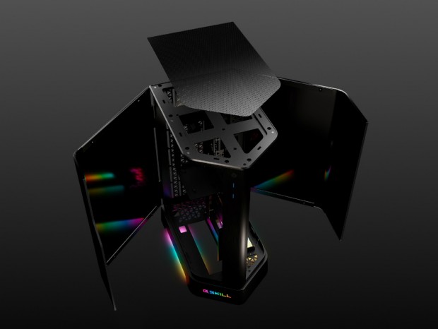 ホームベース型のMini-ITX専用タワーPCケース、G.SKILL「Z5i」