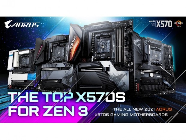 GIGABYTE、チップセットファンを省略した「AMD X570S」シリーズ発表