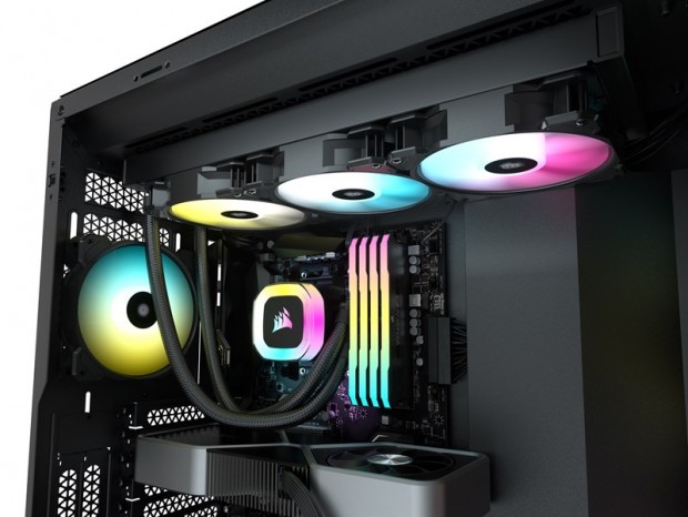 CORSAIR、最新の高輝度ARGBファンを搭載したオールインワン水冷「H150 RGB」など3製品