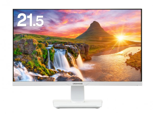 グリーンハウス、3辺狭額縁デザインの広視野角フルHD液晶計4モデル