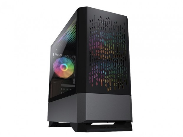 COUGAR、フロントに無数の通気孔を備えた魅せるエアフローケース「MG140 Air RGB」