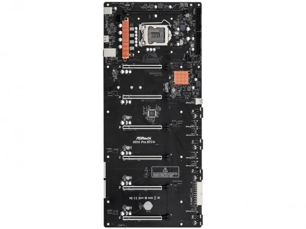 ネット公式 B85 マイニング マザーボード 8GPU CPU SSD (電源供給なし