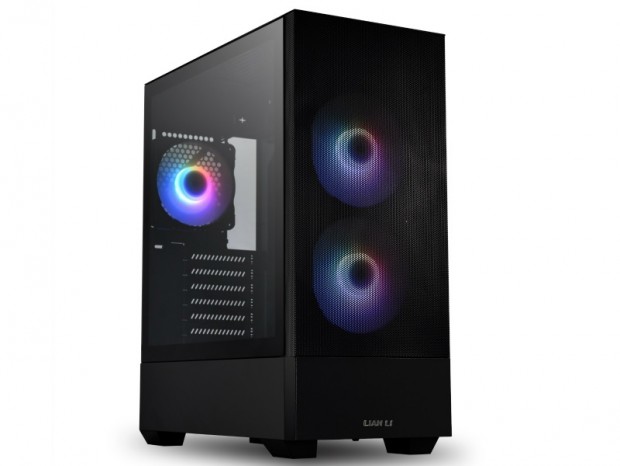 ARGBファン3基のフロントメッシュミドルタワー、Lian Li「LANCOOL 205 MESH」