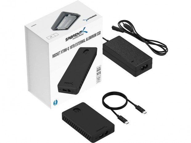 容量16TBのThunderbolt 3ポータブルSSD、Sabrent「Rocket XTRM-Q 16TB」